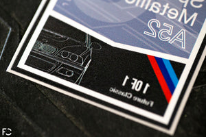 BMW Club Sticker - E46 'Blueprint' Style