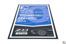 Load image into Gallery viewer, Future Classic - BMW Club Poster 11x17 (Custom Z8 Blueprint)