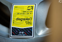 Load image into Gallery viewer, BMW Club Sticker - M Rain Style - Black (E36)