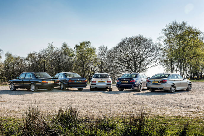 Six Generations of M5: BMW's Wolf in Sheep's Clothing