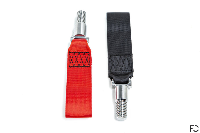 Fall-Line Motorsports - Porsche 997 Motorsport Tow Strap, Black and Red