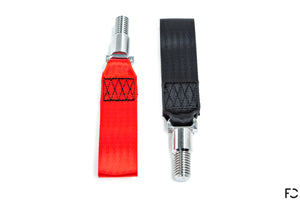 Fall-Line Motorsports E36 / E46 / E9X Tow Strap - Front and Back View