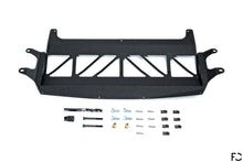 Load image into Gallery viewer, Fall-Line Motorsports - F8X (S55) Oil Cooler Guard Overhead Product View in Wrinkle Black
