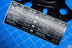 Future Classic - BMW Custom Door Jamb Sticker