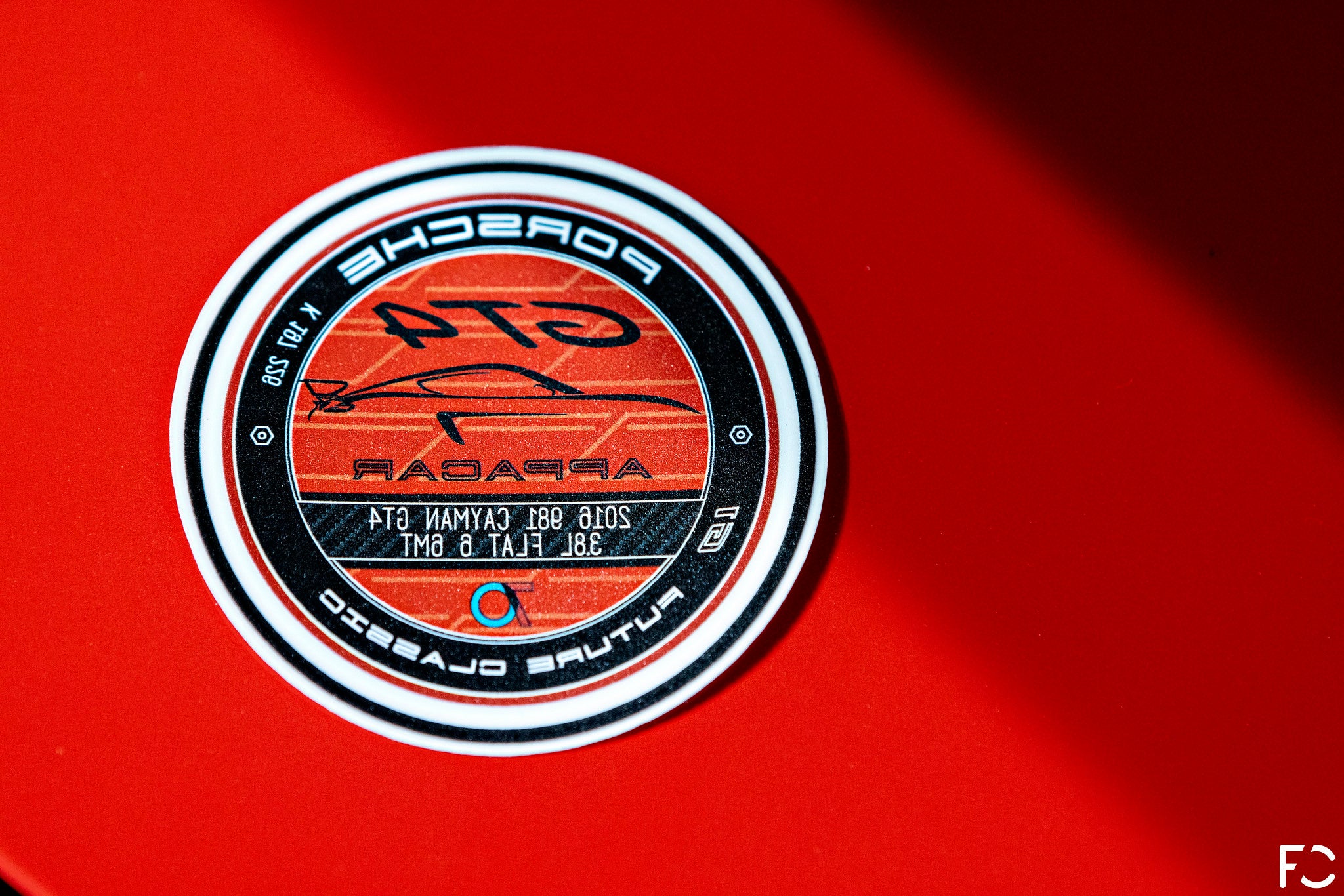 Future Classic - Porsche Custom Monroney Sticker