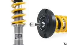 Load image into Gallery viewer, Ohlins Road and Track coilover for Porsche 987 Cayman range - Close up of spring adjuster and rear shock mount
